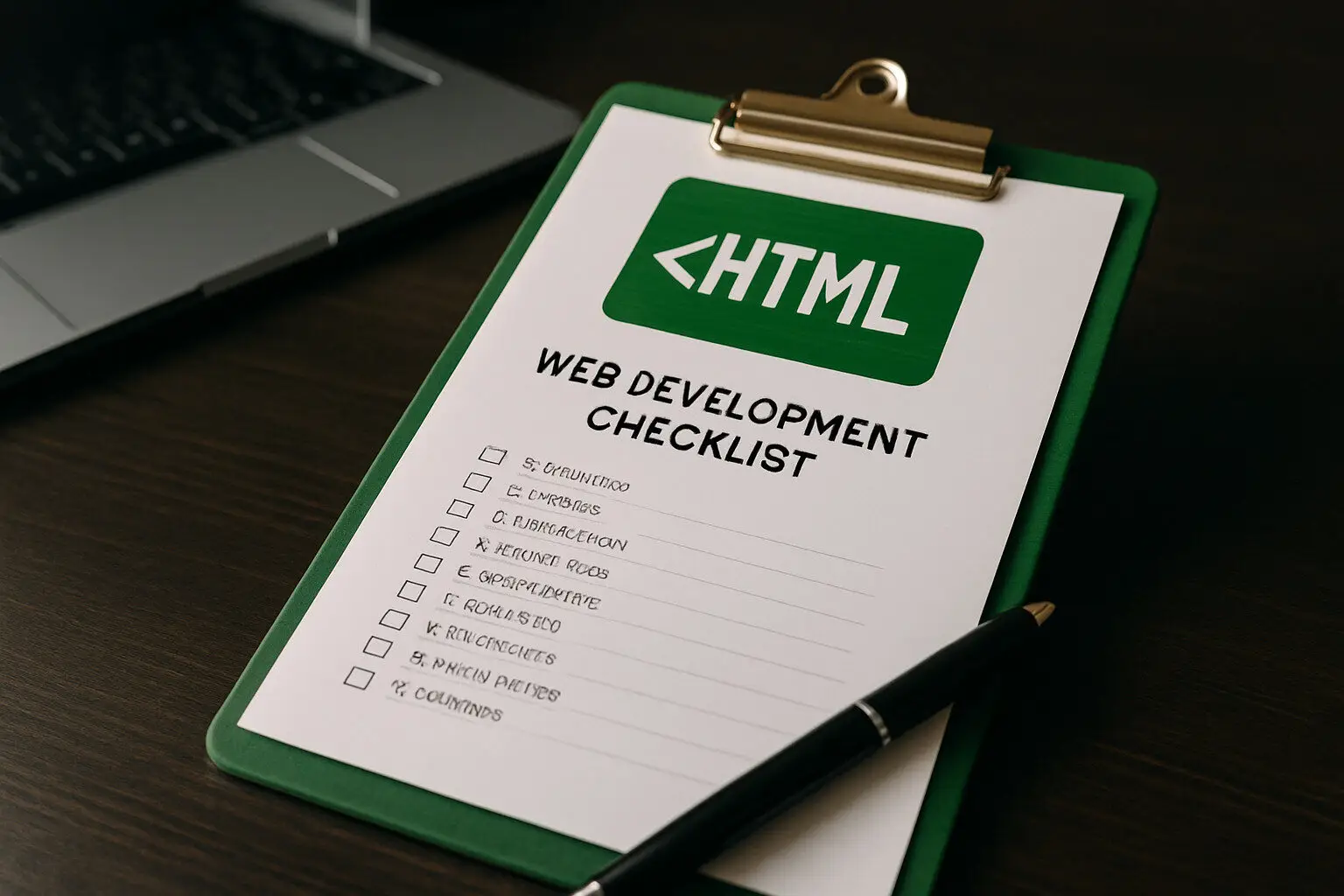 html web development checklist 12 essential steps to build a high impact business website featured image