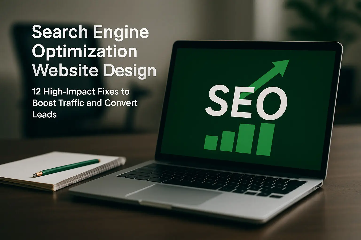 search engine optimisation website design 12 high impact fixes to boost traffic and convert leads featured image