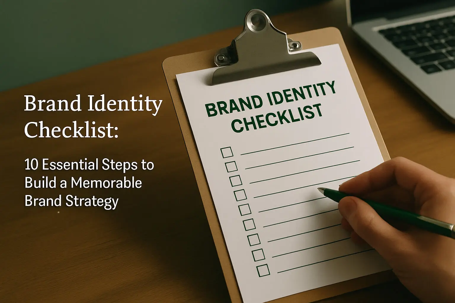 brand identity checklist 10 essential steps to build a memorable brand strategy featured image